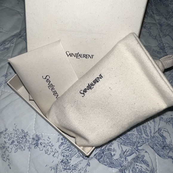 Saint Laurent Black Bracelet with Silver Accent - Picture 3 of 4